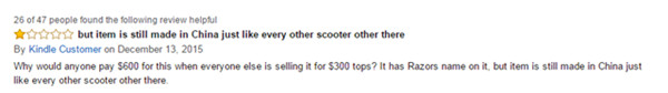 亚马逊评论集锦：国外买家眼中的中国平衡车