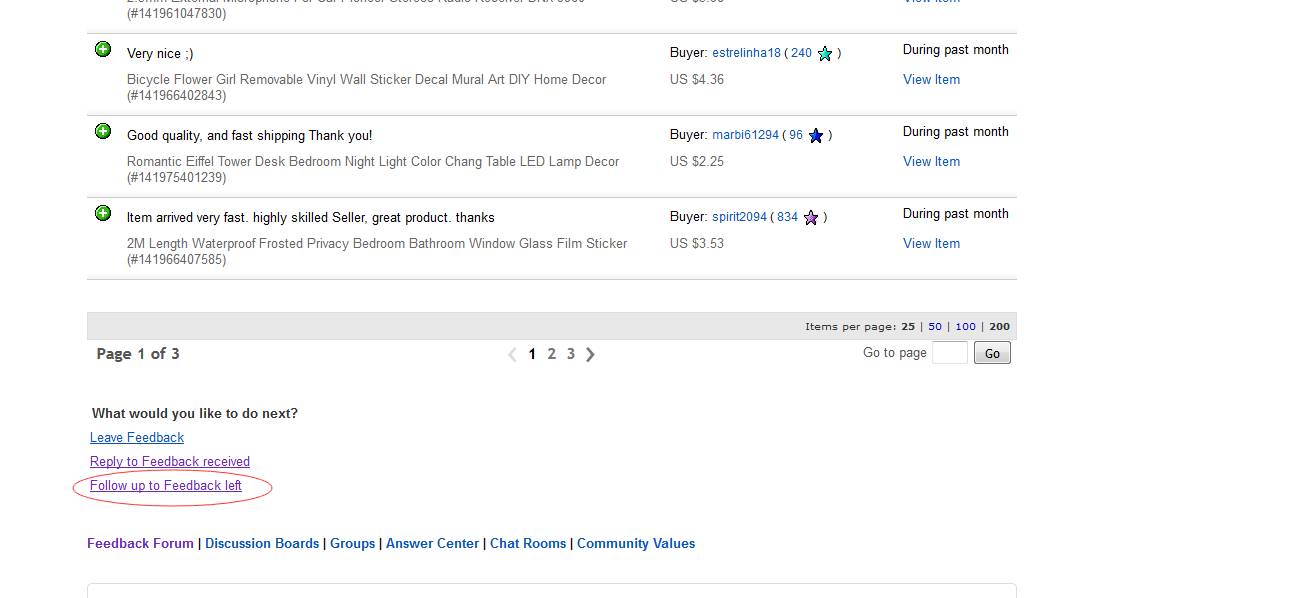 eBay运营之如何在feedback页面回复买家评论&追加评论